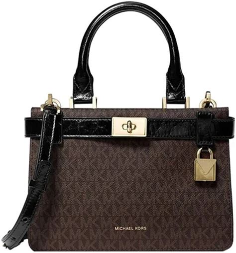 michael kors tatiana mini|Tatiana Mini Leather Satchel .